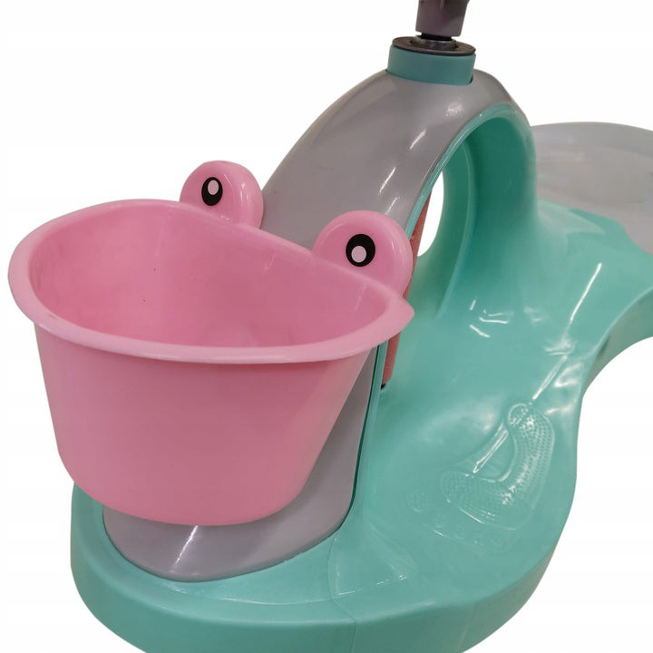 Masinuta pentru copii gravitationala, Zola, Swing car, directie 360°, cosulet, greutate maxima suportata 60 Kg, verde Masinuta pentru copii gravitationala, Zola, Swing car, directie 360°, cosulet, greutate maxima suportata 60 Kg, verde